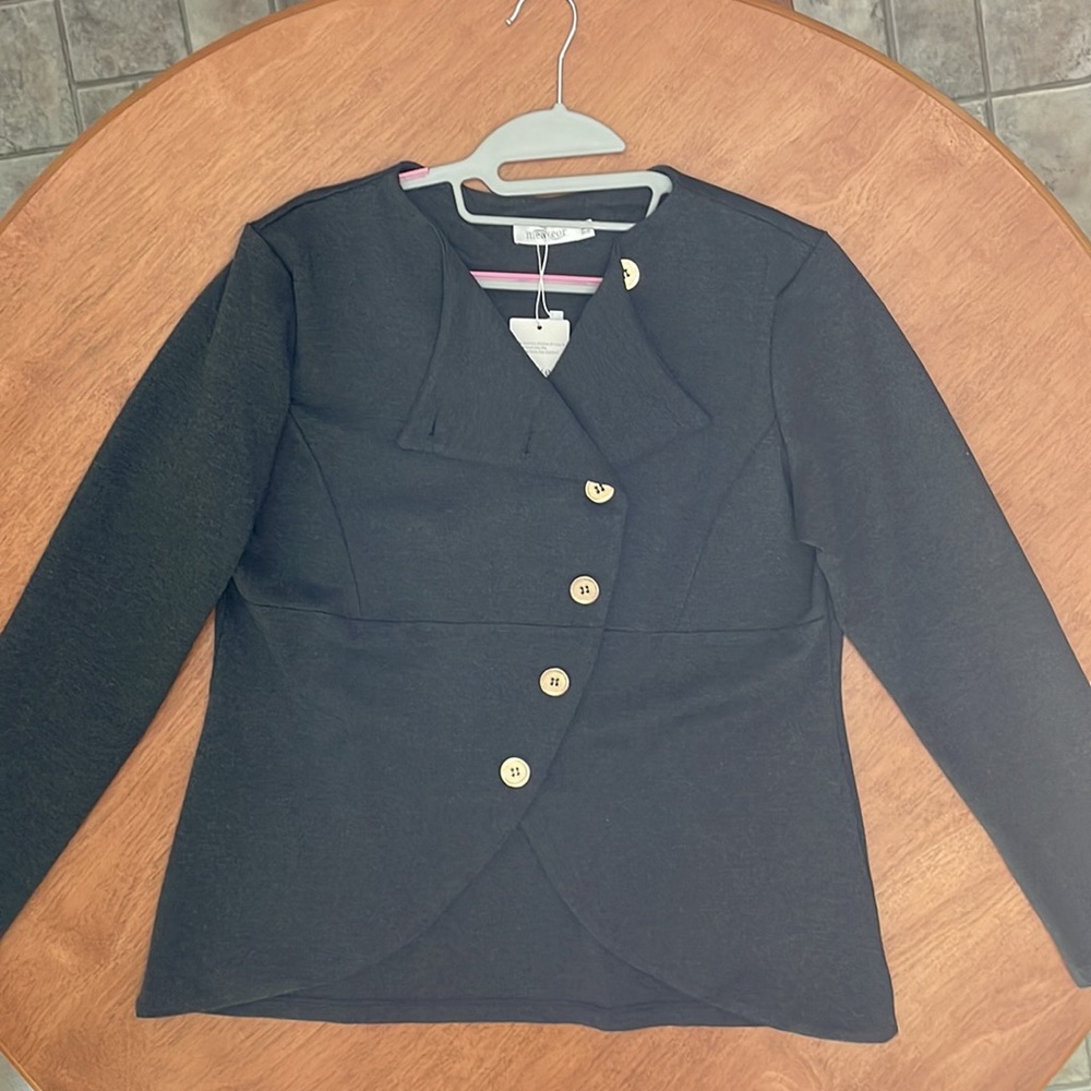 🌻Meaneor Women Long Sleeve Single Breasted Work blazer - Picture 3 of 3